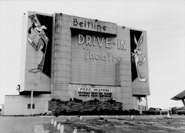 Beltline 3 Drive-In Theatre - Screen From Jack Loeks Theatres Collection (newer photo)